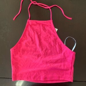 Pink Lovers + Friends Halter Top